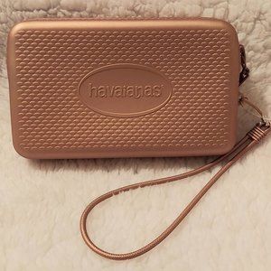 Havaianas - Metallic Mini Bag Golden Blush - NWT